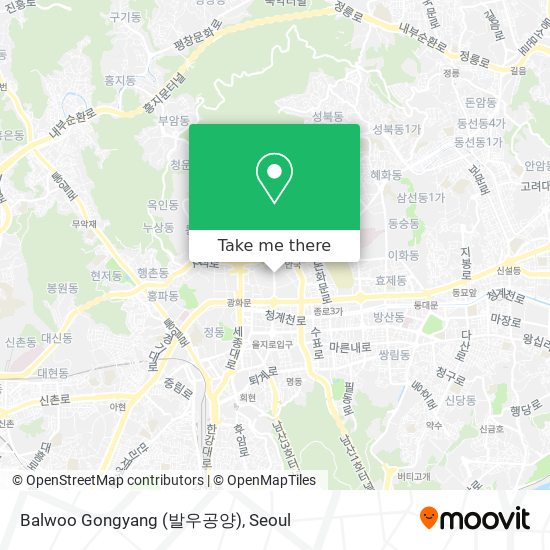 Balwoo Gongyang (발우공양) map