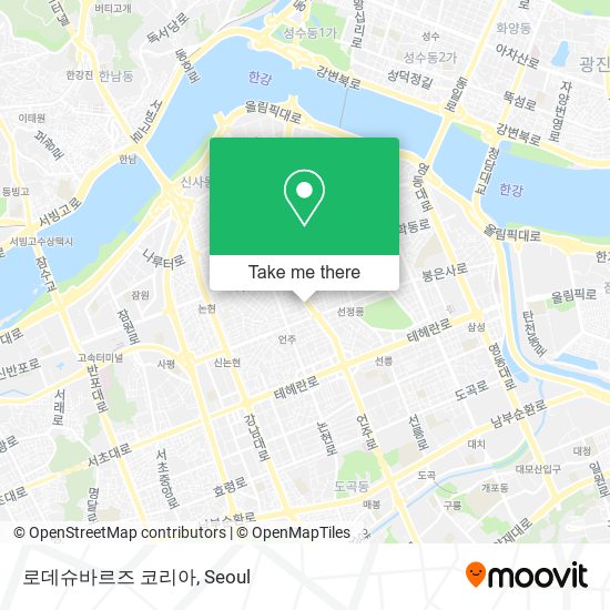 로데슈바르즈 코리아 map