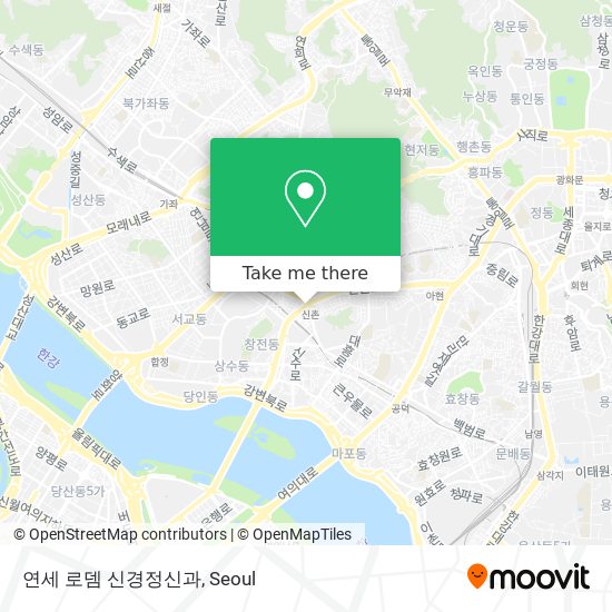 연세 로뎀 신경정신과 map