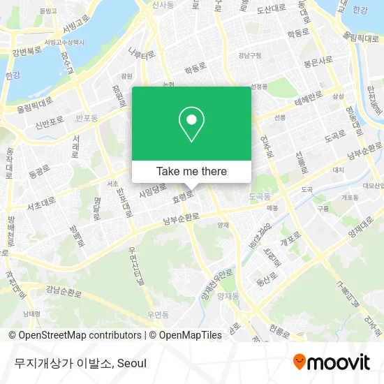 무지개상가 이발소 map