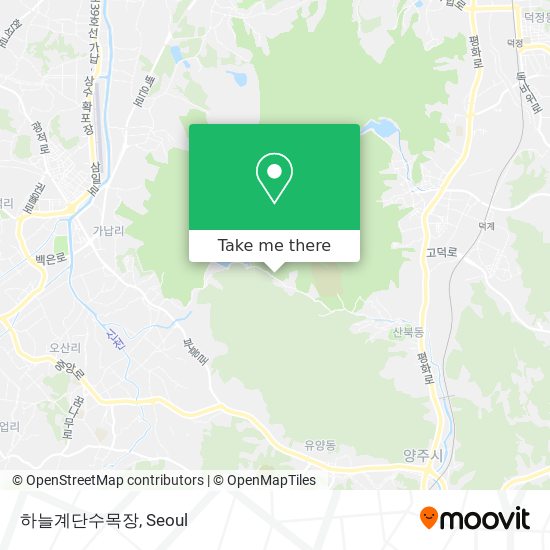 하늘계단수목장 map