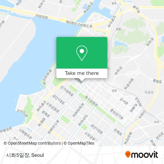 시화5일장 map