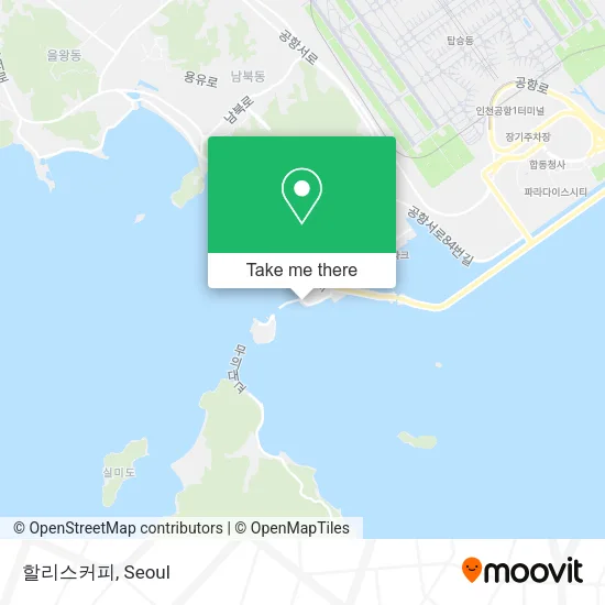 할리스커피 map