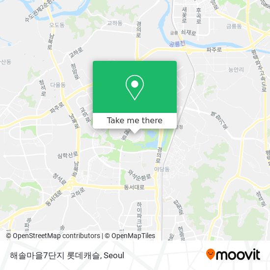 해솔마을7단지 롯데캐슬 map