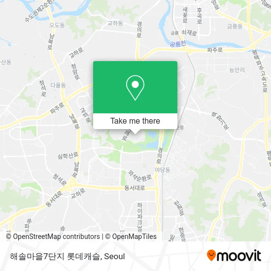 해솔마을7단지 롯데캐슬 map