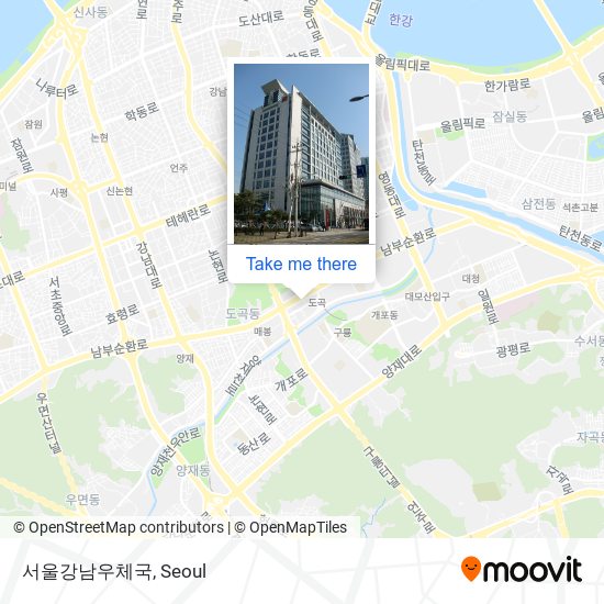 서울강남우체국 map