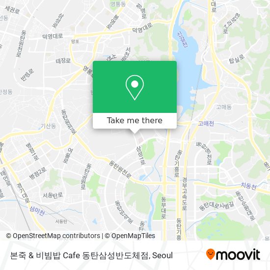 본죽 & 비빔밥 Cafe 동탄삼성반도체점 map