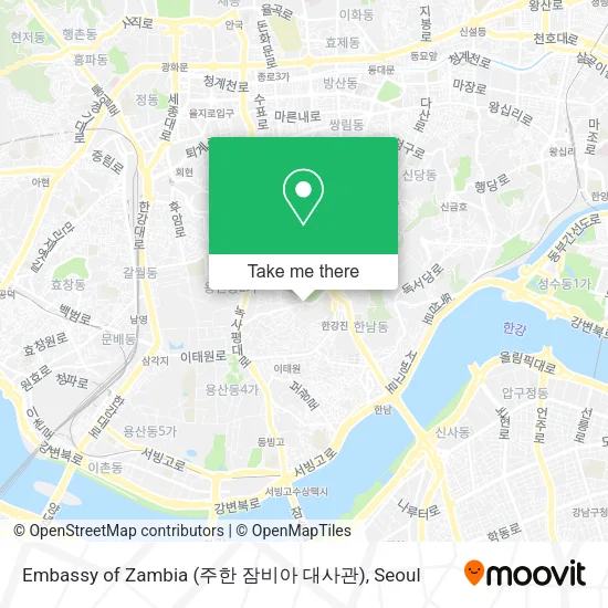 Embassy of Zambia (주한 잠비아 대사관) map