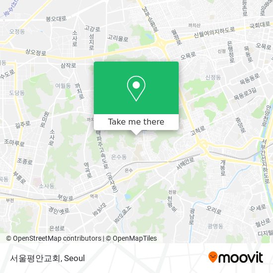서울평안교회 map