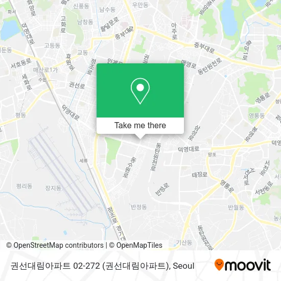 권선대림아파트 02-272 map