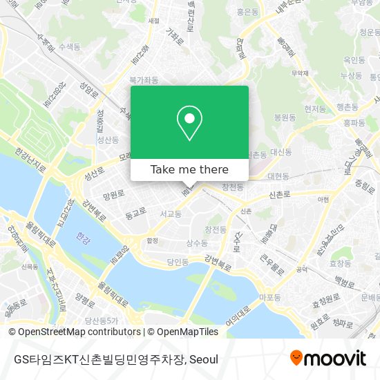 GS타임즈KT신촌빌딩민영주차장 map