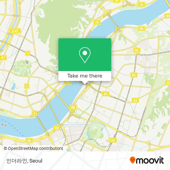 인더라인 map