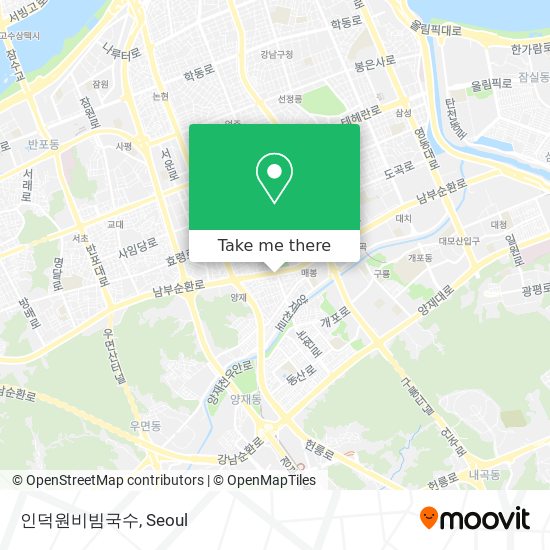 인덕원비빔국수 map