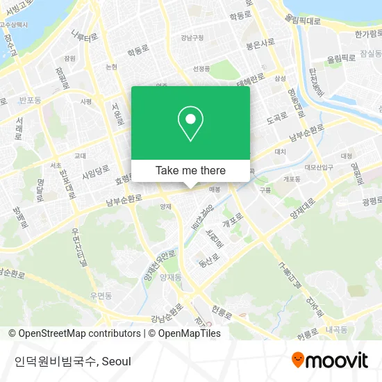 인덕원비빔국수 map