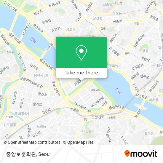 중앙보훈회관 map