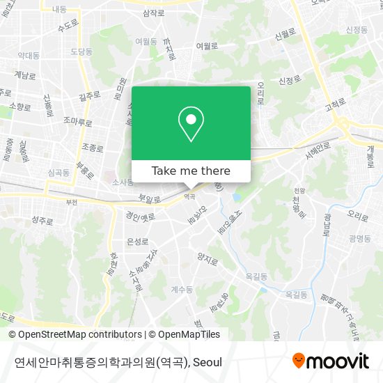 연세안마취통증의학과의원(역곡) map