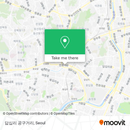 답십리 공구거리 map