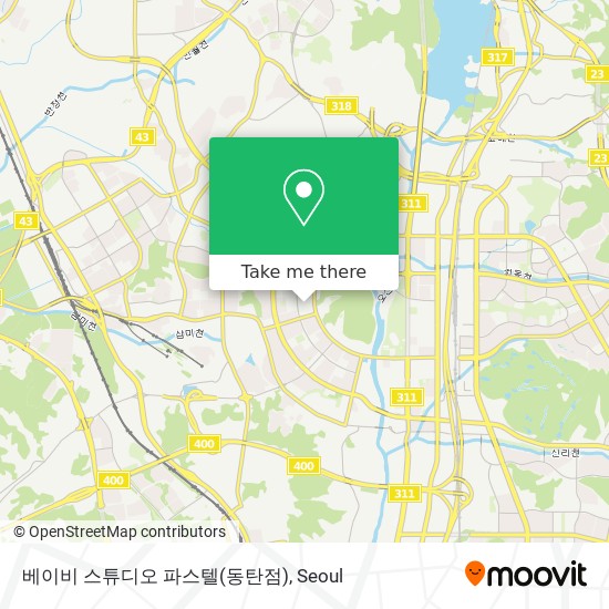 베이비 스튜디오 파스텔(동탄점) map