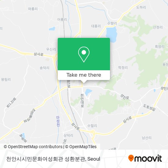천안시시민문화여성회관 성환분관 map