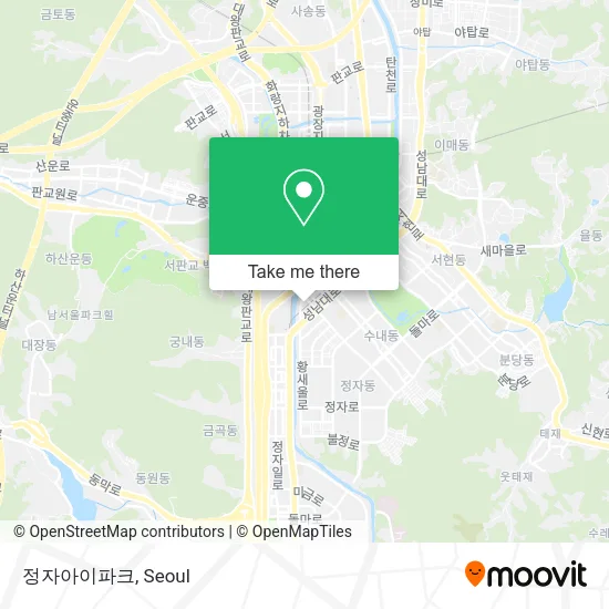 정자아이파크 map