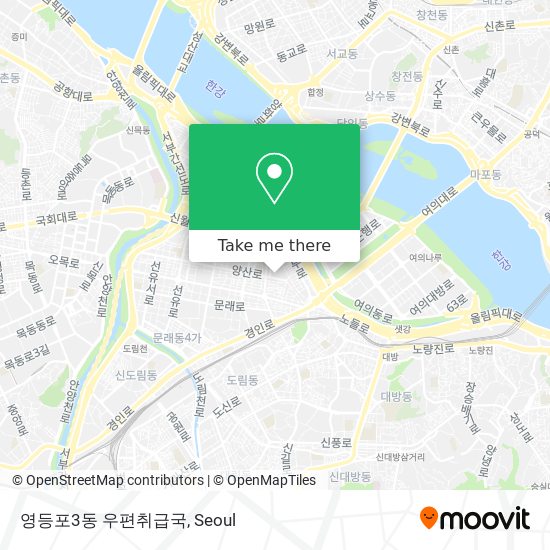 영등포3동 우편취급국 map