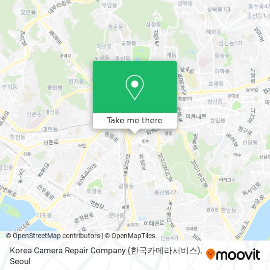 Korea Camera Repair Company (한국카메라서비스) map