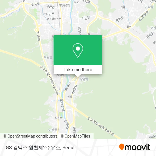 GS 칼텍스 원천제2주유소 map