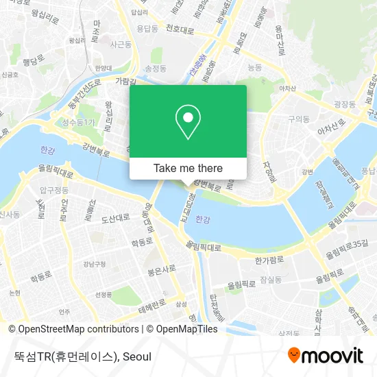뚝섬TR(휴먼레이스) map