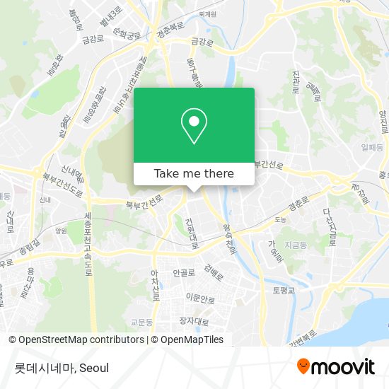 롯데시네마 map