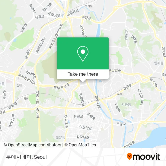 롯데시네마 map