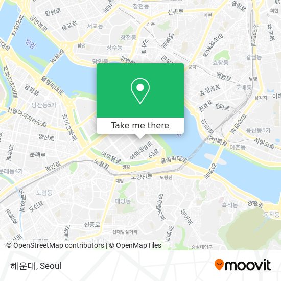 해운대 map