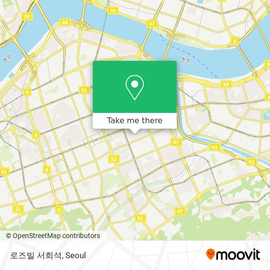 로즈빌 서희석 map