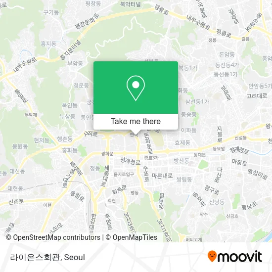 라이온스회관 map