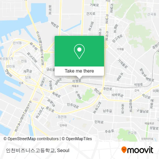 인천비즈니스고등학교 map