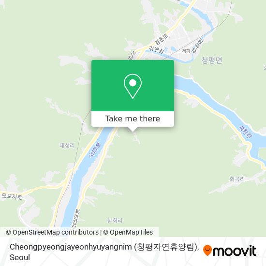 Cheongpyeongjayeonhyuyangnim (청평자연휴양림) map