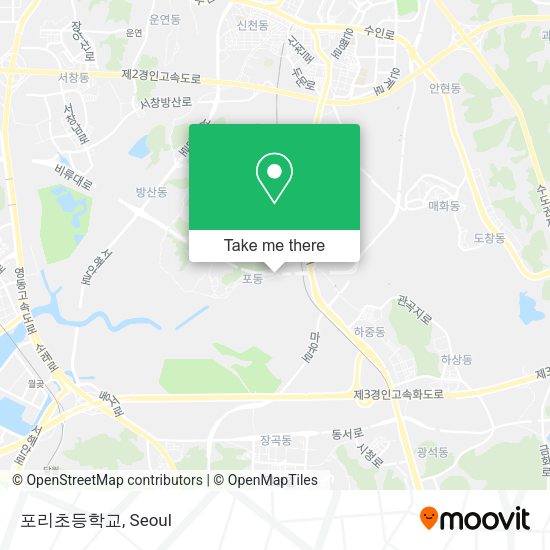 포리초등학교 map