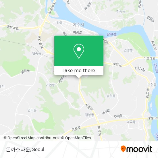 돈까스타운 map