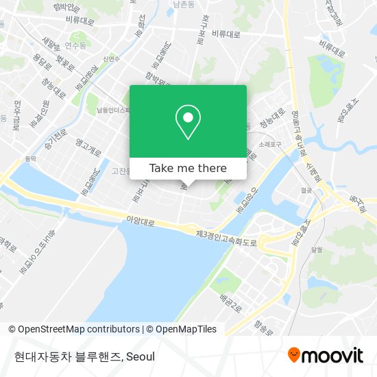 현대자동차 블루핸즈 map