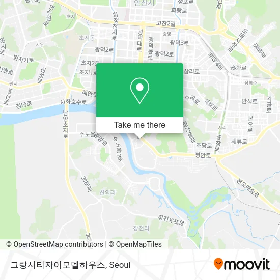 그랑시티자이모델하우스 map