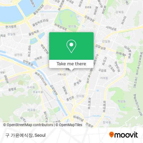구 가윤예식장 map
