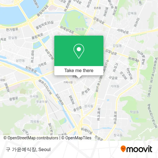 구 가윤예식장 map