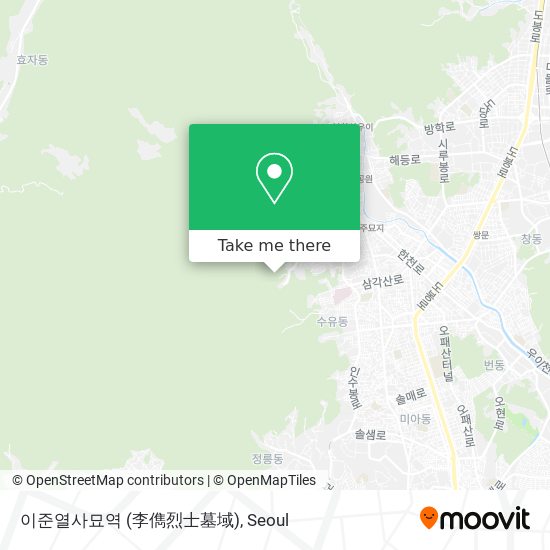 이준열사묘역 (李儁烈士墓域) map