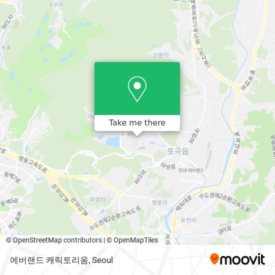 에버랜드 캐릭토리움 map