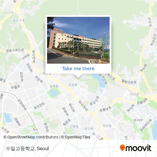 수일고등학교 map