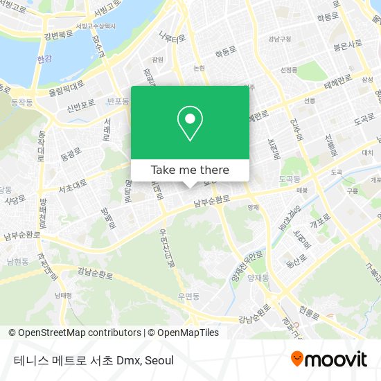 테니스 메트로 서초 Dmx map