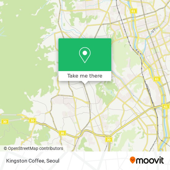 Kingston Coffee map