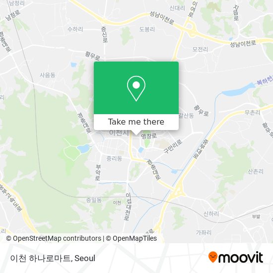 이천 하나로마트 map