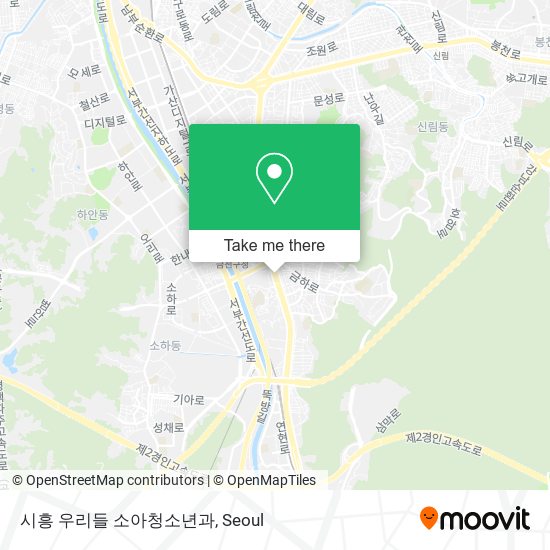 시흥 우리들 소아청소년과 map