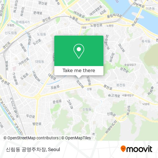 신림동 공영주차장 map