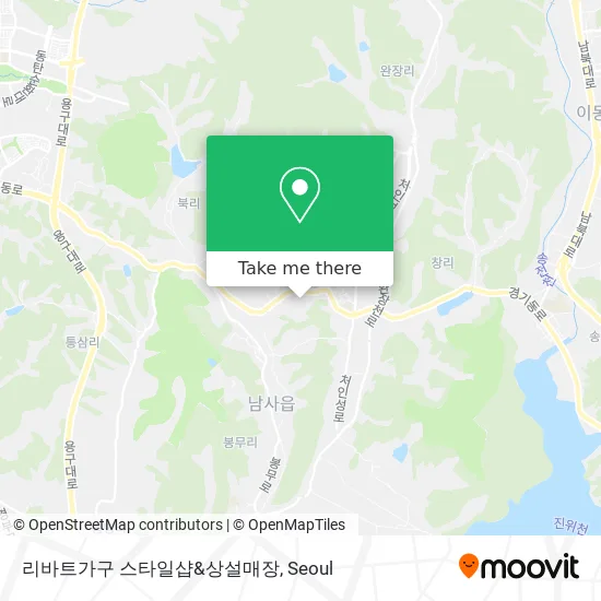 리바트가구 스타일샵&상설매장 map